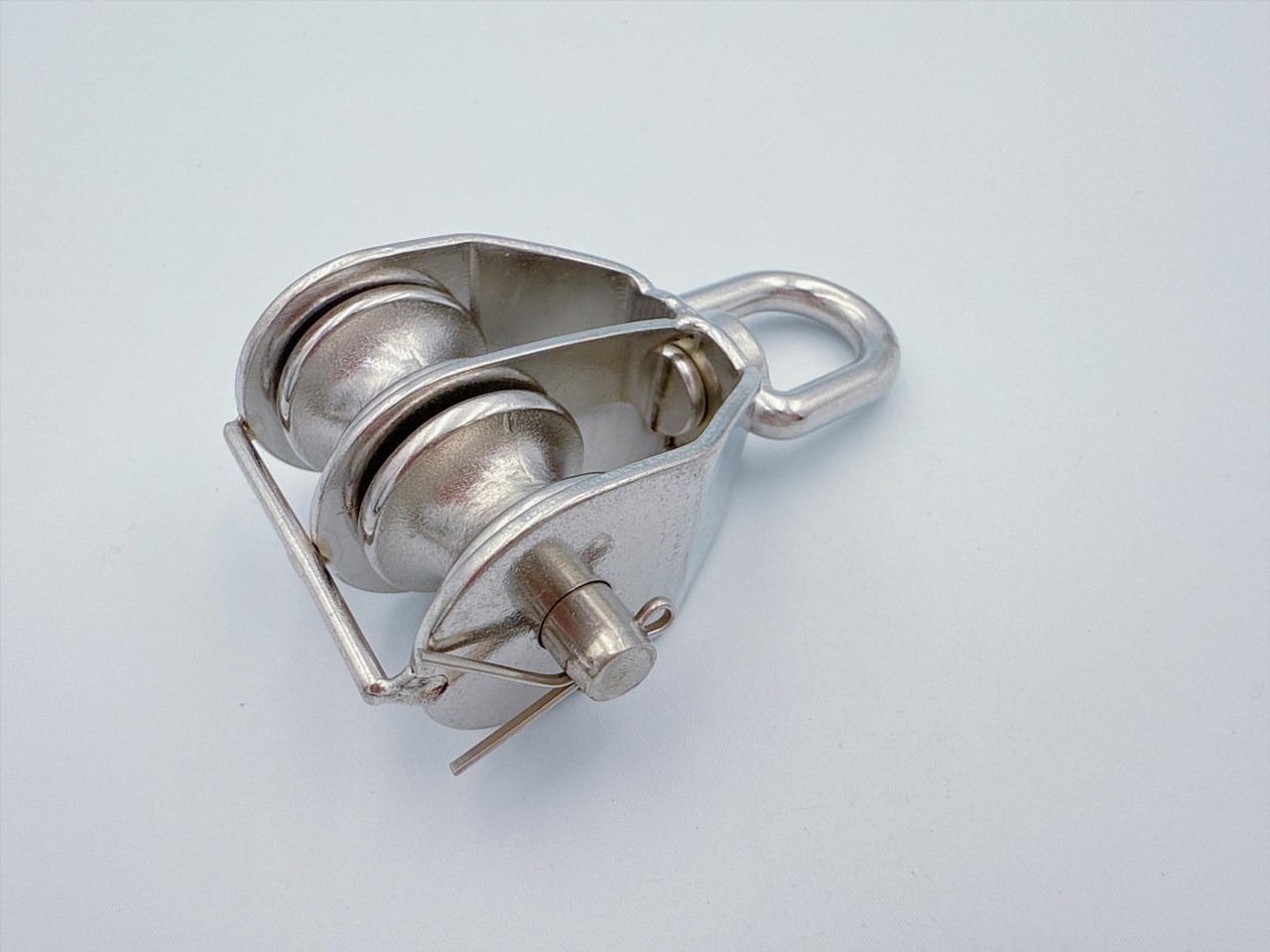 K315不鏽鋼雙輪豆滑車(插銷)