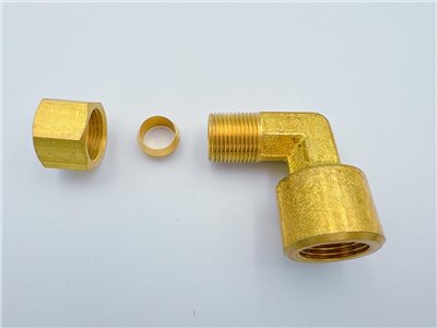 L型內牙銅管