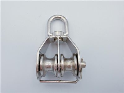 K315不鏽鋼雙輪豆滑車(插銷)